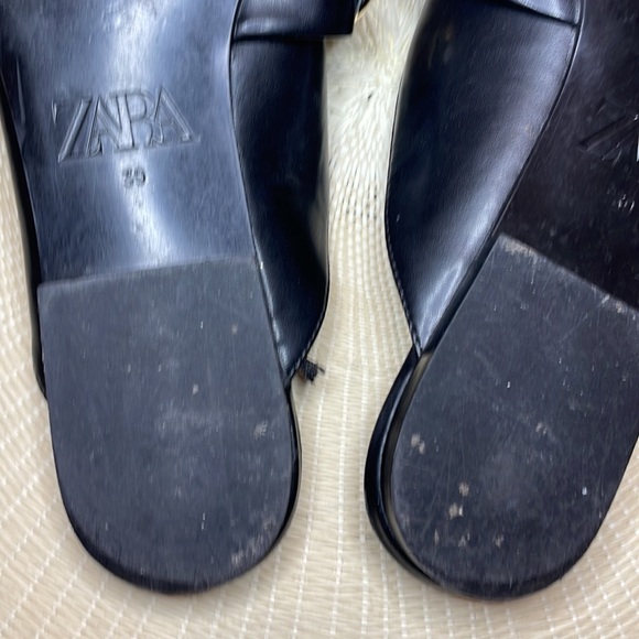 Zara Mule Leather With Gold Studs - Picture 8 of 10